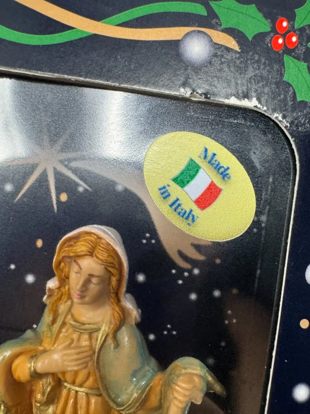 Euromarchi Italy Holy Family Nativity Set 3 Pc Original Box